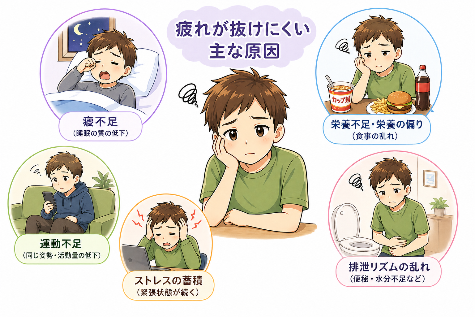 運動から睡眠までの流れ